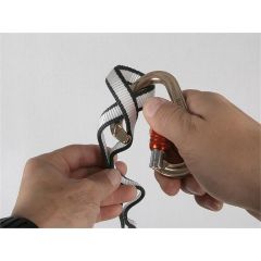Safety Chaın 16mm, 140 Cm Perlon Güvenlik Zinciri White-Black