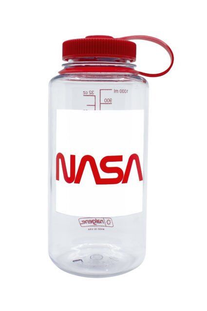 Nalgene 32oz WM Clr / Rd Cap Nasa Limited Edition Tritan Suluk