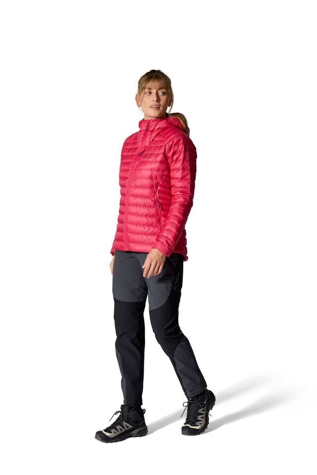 RAB MICROLIGHT ALPINE HOODY 700FP KADIN Kaztüyü Mont WATERMELON
