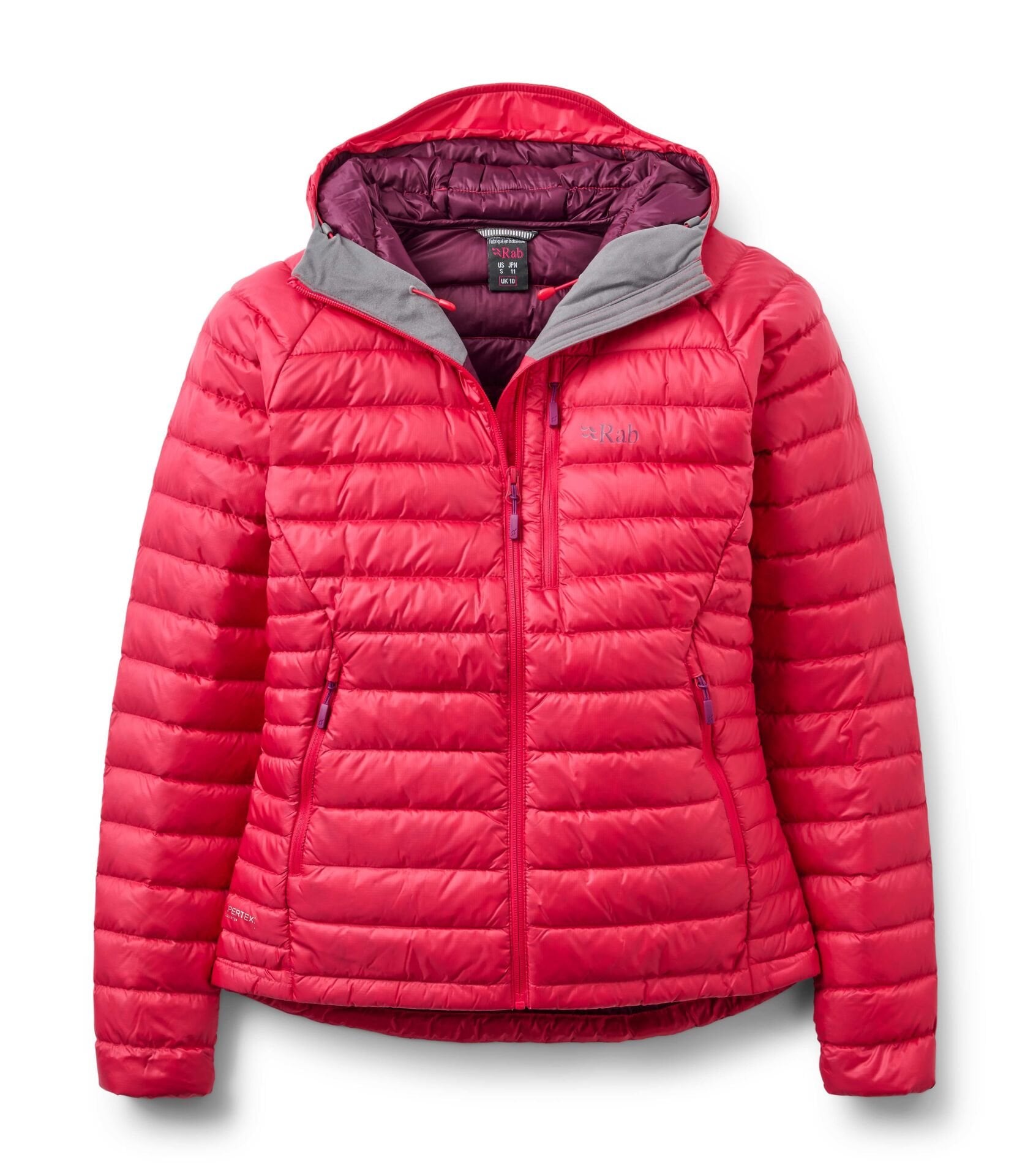RAB MICROLIGHT ALPINE HOODY 700FP KADIN Kaztüyü Mont WATERMELON