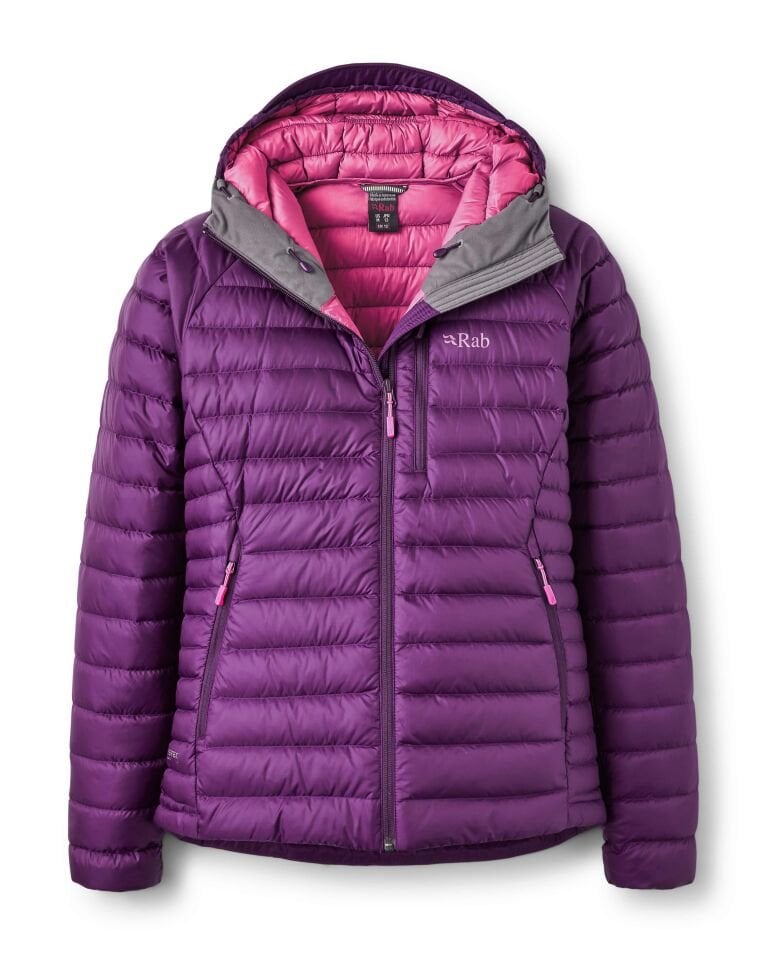 RAB MICROLIGHT ALPINE HOODY 700FP KADIN Kaztüyü Mont MULBERRY