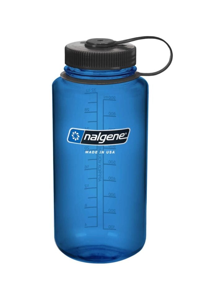 Nalgene 32oz WM Blue / Black Cap Tritan Suluk