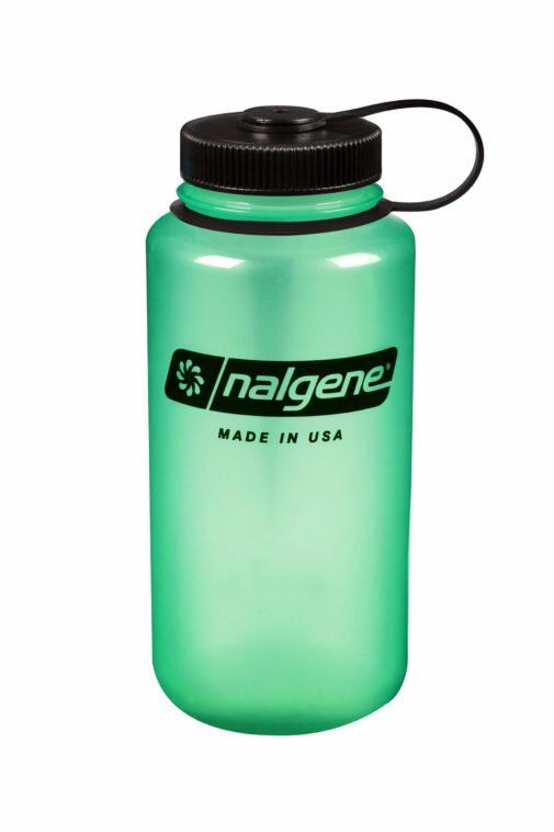 Nalgene 32oz WM Green Glow / Black Cap Tritan Suluk