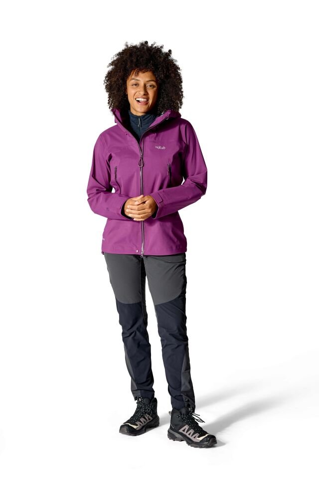 RAB KANGRI Gore-Tex KADIN Teknik Ceket PLUM