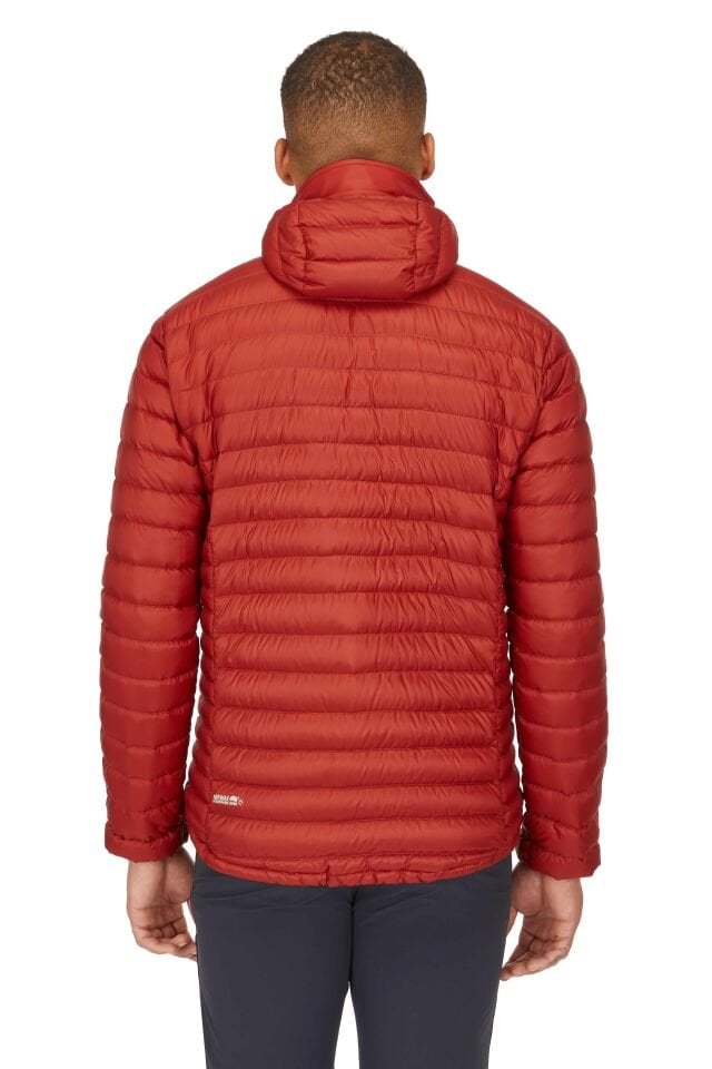 RAB MICROLIGHT ALPINE HOODY 700FP Kaztüyü Mont TUSCAN RED