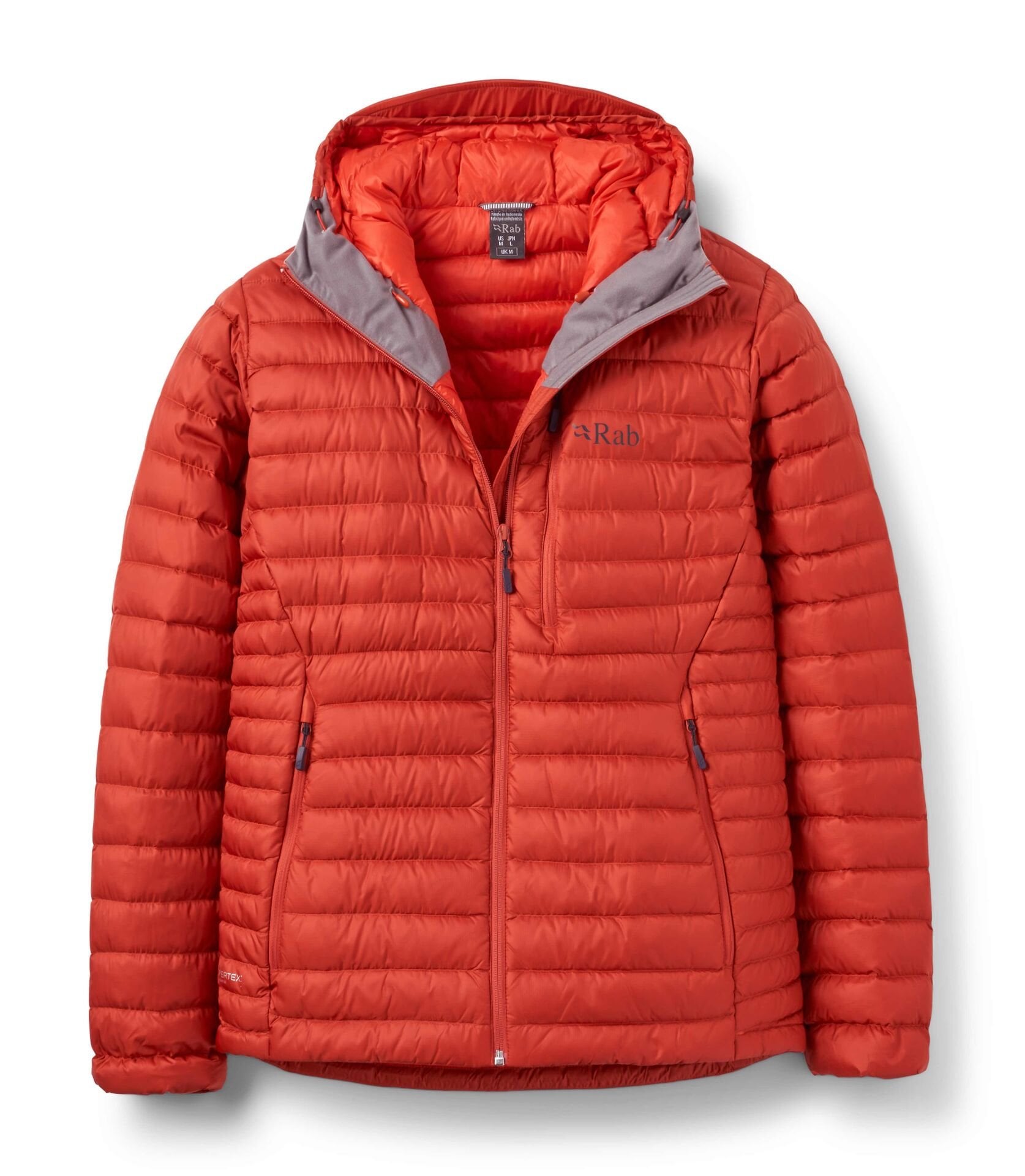 RAB MICROLIGHT ALPINE HOODY 700FP Kaztüyü Mont TUSCAN RED