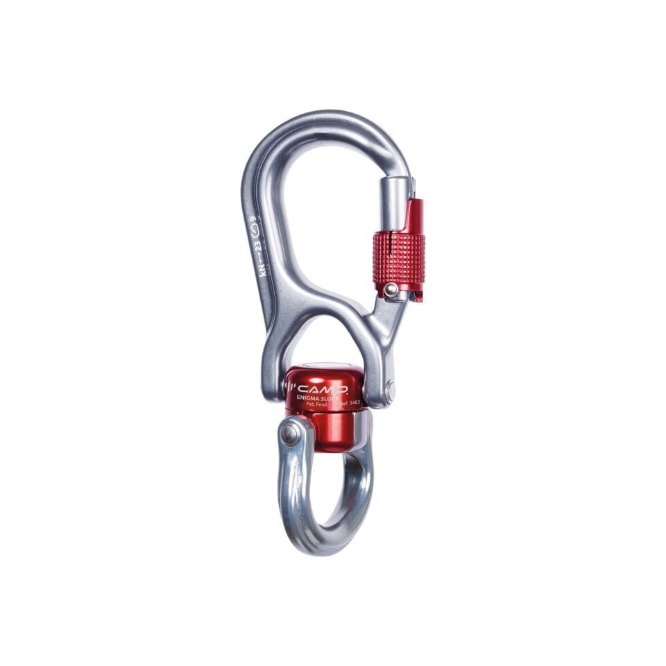 CAMP 348303 ENIGMA 3LOCK FIRDÖNDÜLÜ KARABİNA SİYAH