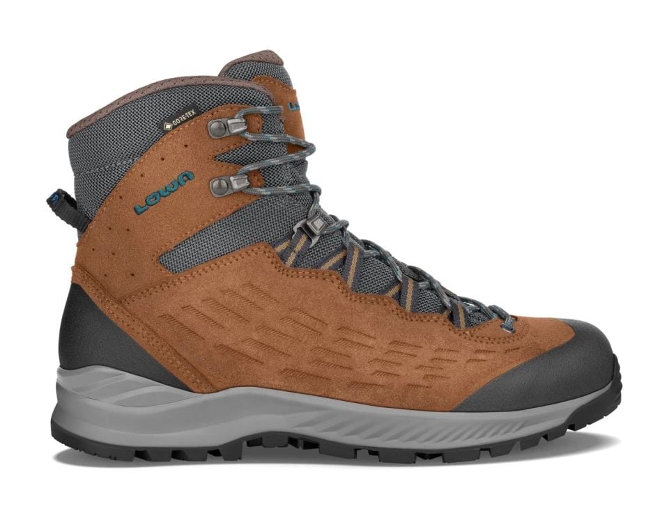 Lowa EXPLORER II GTX  MID Gore-Tex Kadın Trekking Botu ALMOND / BLUE
