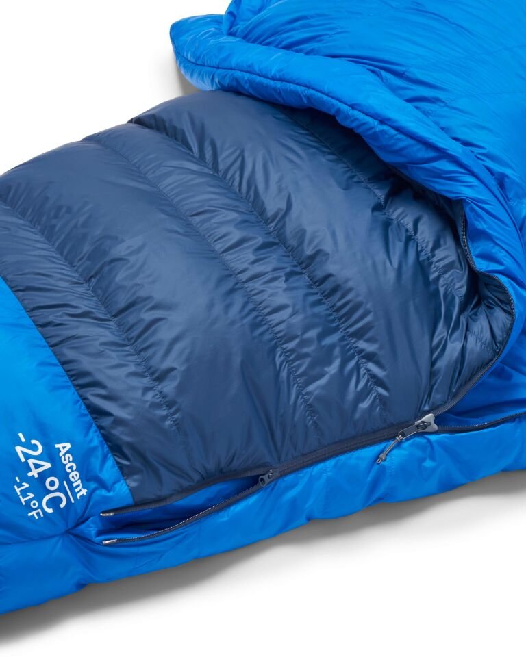 RAB ASCENT -24C Kaztüyü Uyku Tulumu  TEMPEST BLUE