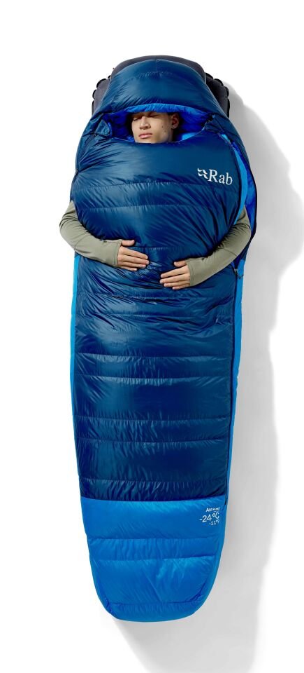 RAB ASCENT -24C Kaztüyü Uyku Tulumu  TEMPEST BLUE