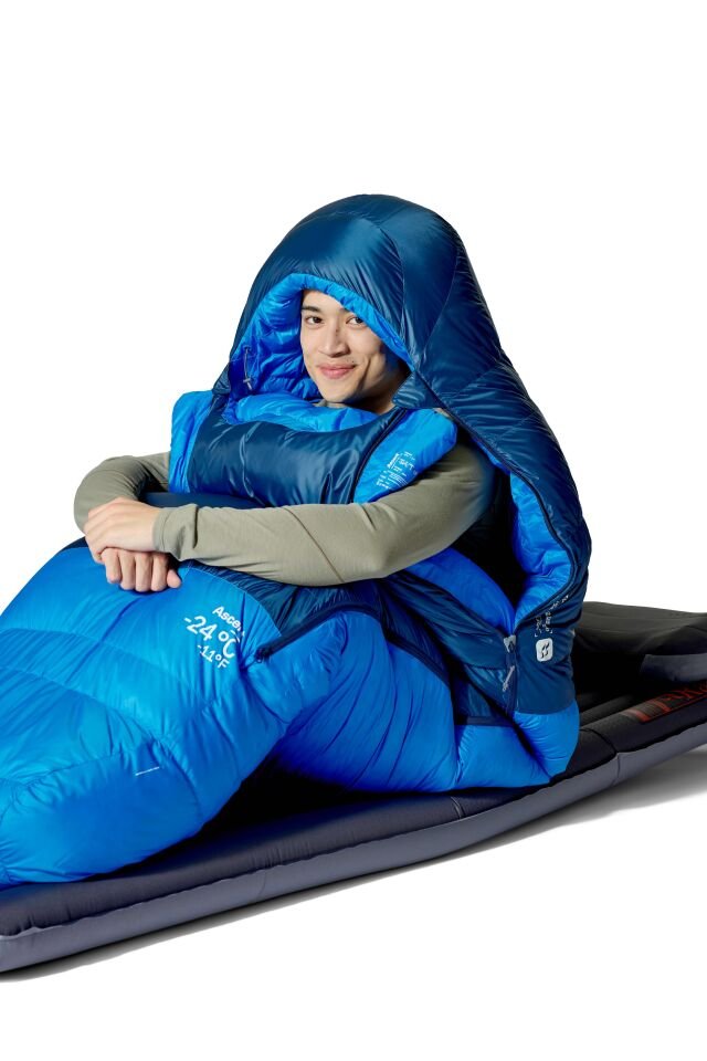 RAB ASCENT -24C Kaztüyü Uyku Tulumu  TEMPEST BLUE