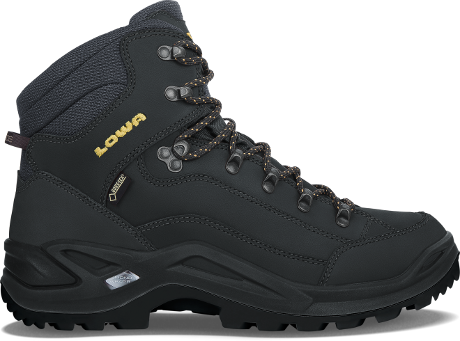 Lowa RENEGADE GTX  MID Gore-Tex Trekking Botu ANTRASIT/MUSTARD 9748