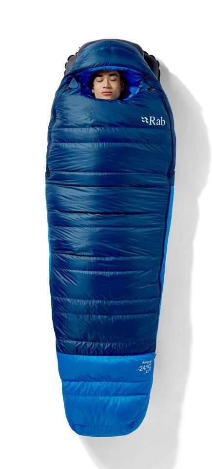RAB ASCENT -18C Kaztüyü Uyku Tulumu  TEMPEST BLUE