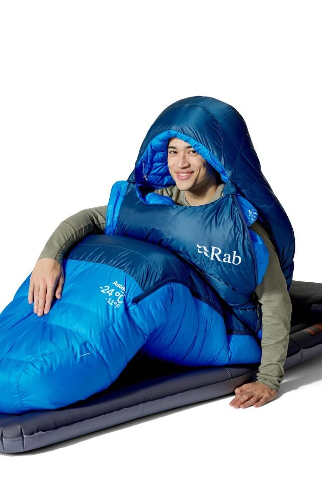 RAB ASCENT -18C Kaztüyü Uyku Tulumu  TEMPEST BLUE