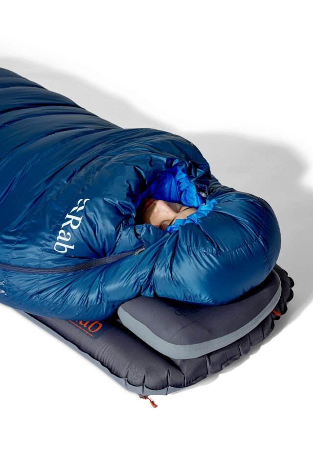 RAB ASCENT -18C Kaztüyü Uyku Tulumu  TEMPEST BLUE