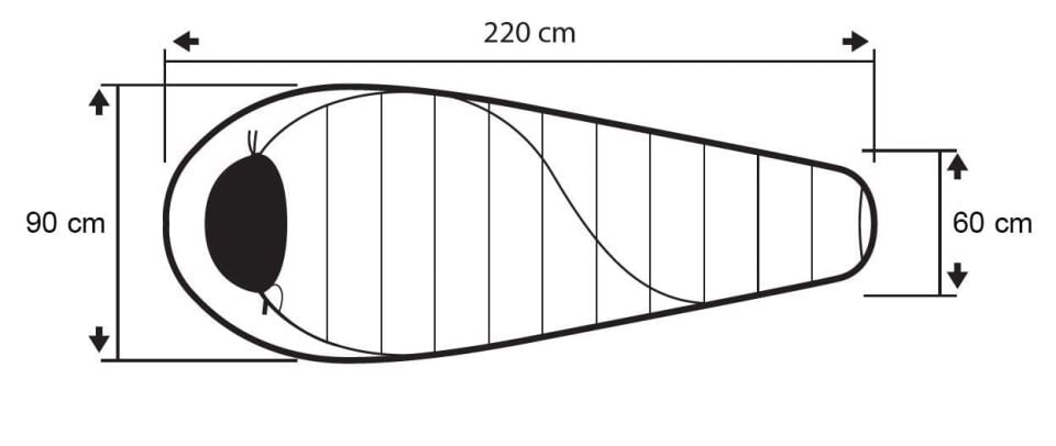 Trimm BALANCE Wide -25'C XL Uyku Tulumu - 195R, MAVİ