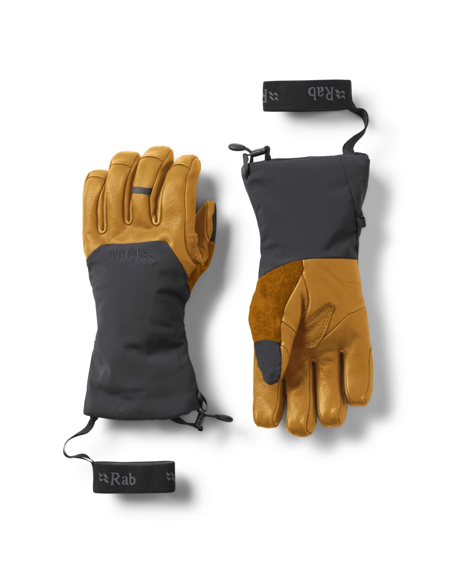 RAB GUIDE GAUNTLETS Gore Tex Eldiven BLACK/TAN