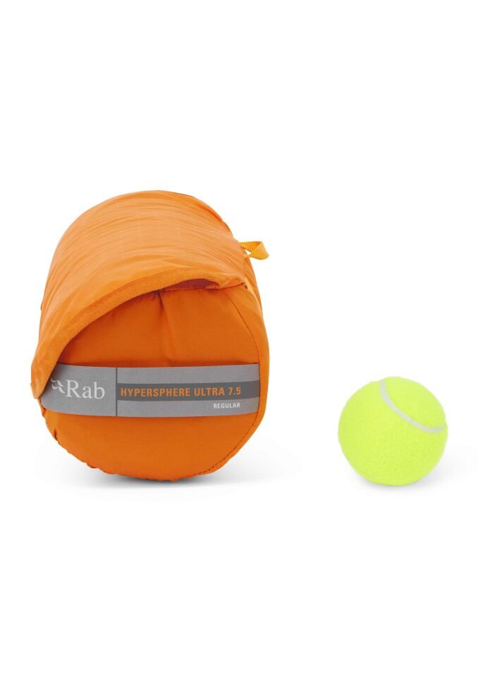 RAB HYPERSPHERE ULTRA 7.5 Kaz Tüyü (800 fiil)  Yalıtımlı Şişme Mat (Regular) MARMALADE