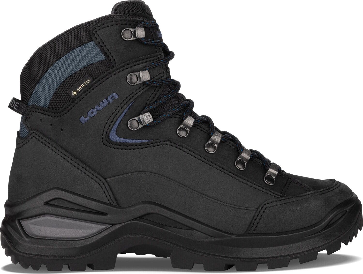 Lowa RENEGADE EVO GTX  MID Gore-Tex Kadın Trekking Botu   BLACK/BLUE
