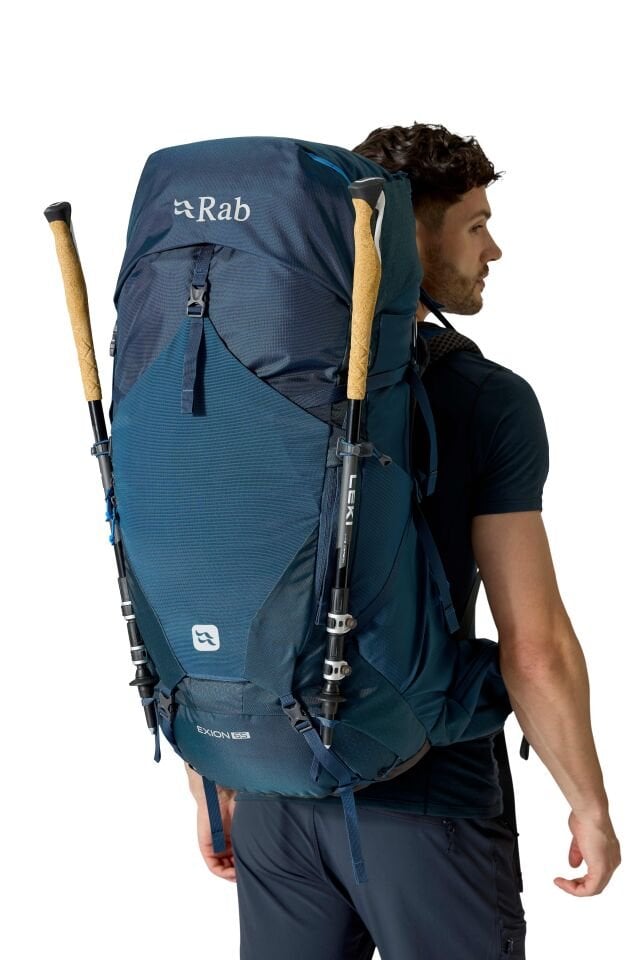 RAB EXION 65 Dağcılık ve Kamp Çantası (M-L) TEMPEST BLUE