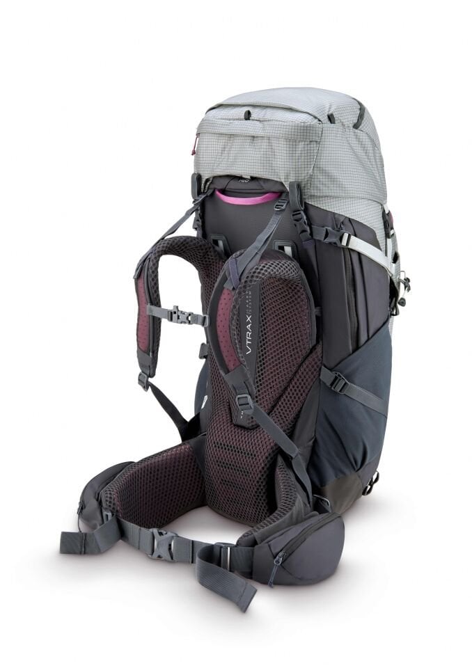 RAB HYPERON 65 L Kadın Dağcılık ve Kamp Çantası  DARK PEWTER/ANTHRACITE