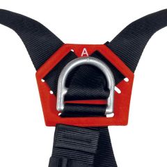 Tarzan Economic Small Full Body Harness Black-Red