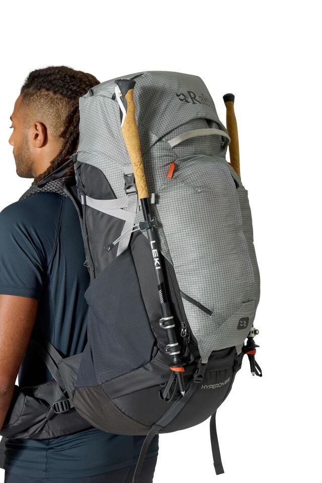 RAB HYPERON 65 L Dağcılık ve Kamp Çantası (M-L) DARK PEWTER/ANTHRACITE