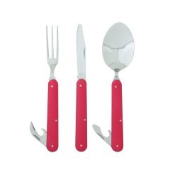 Ferrino Clip Çelik Çatal-Bıçak-Kaşık Seti