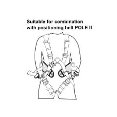 Body II Full Body Harness Endüstriyel Yellow-Grey Blk