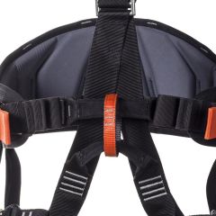 Seamaster 3D Stainless Steel Full Body Harness Endüstriyel Black-Red