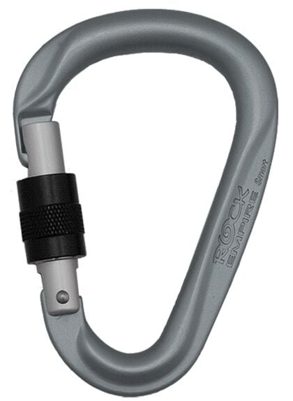 Rock Empire HMS SMART S Vidalı Alüminyum HMS Karabina 24 KN GREY