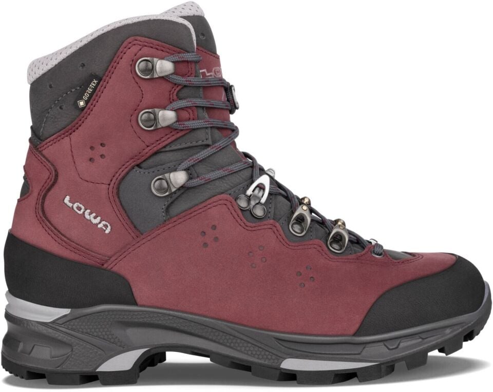 Lowa LAVENA II GTX  MID Gore-Tex Kadın Trekking Botu BORDEAUX/GREY