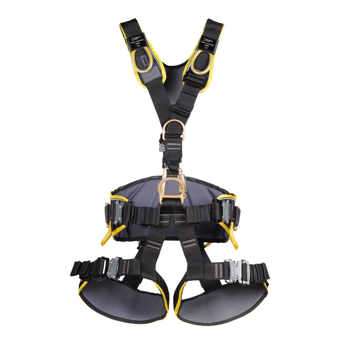 Expert 3D Speed Steel Full Body Harness Endüstriyel Black-Yellow