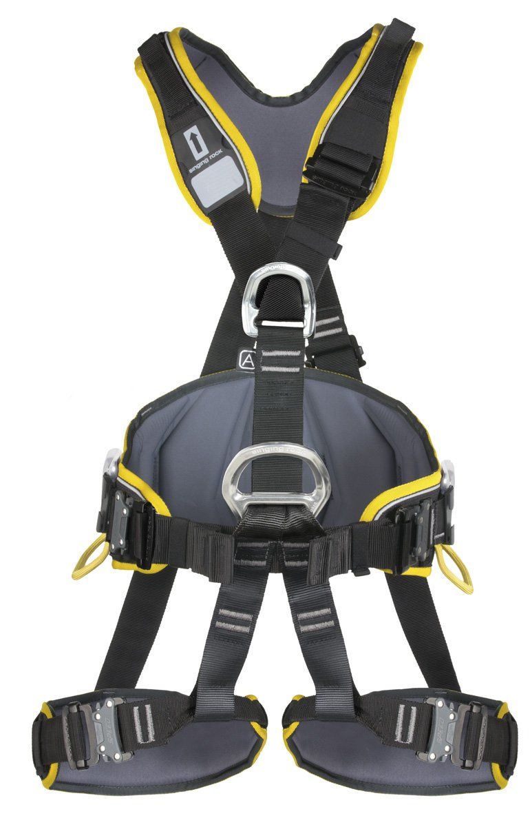 Profı Worker 3D Speed Full Body Harness Endüstriyel Black-Yellow