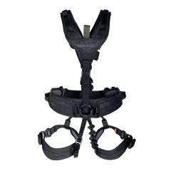 Tactic Master Tactical Full Body Harness Black