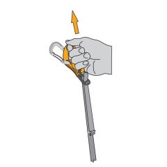 FOOTER II COMPLETE Perlon Merdiven Foot Loop Black-Red