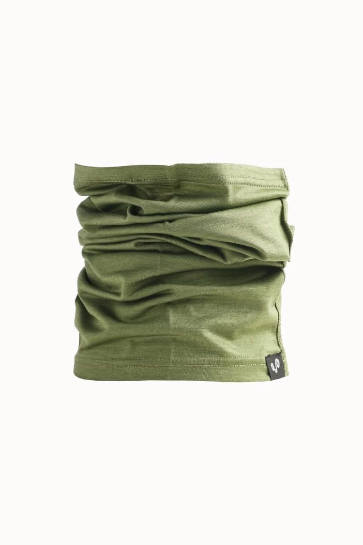 Woolona 100% Merinos Yün BOYUNLUK Olive