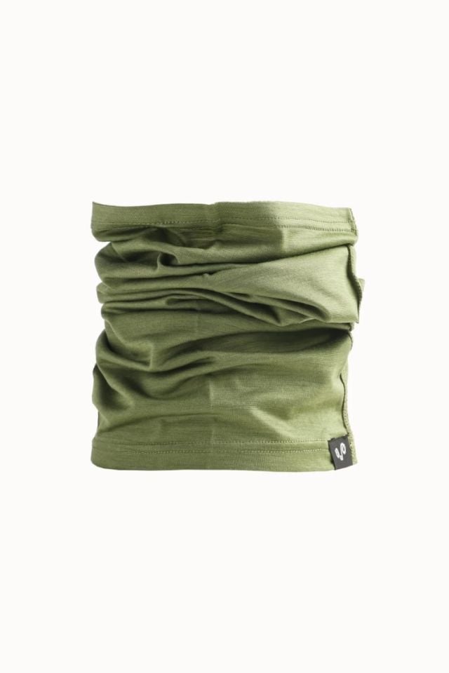 Woolona 100% Merinos Yün BOYUNLUK Olive