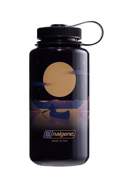 Nalgene 32oz WM Odyssey Gray w/ Moonset