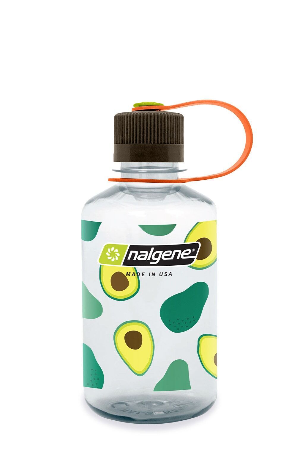 Nalgene 16oz NM Clear w/Avocados print