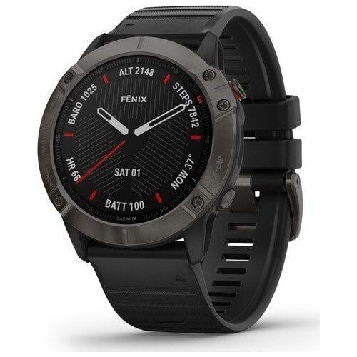 Garmin Fenix 6x Sapphire Akıllı Saat - Siyah
