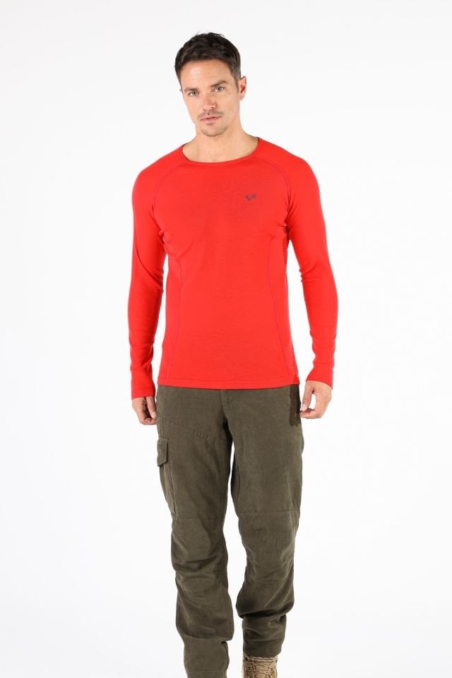 Woolona 100% Merinos Yün REMUS Turuncu Termal İçlik