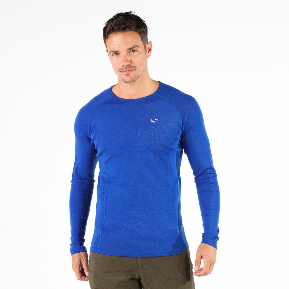 Woolona 100% Merinos Yün REMUS Mavi Termal İçlik