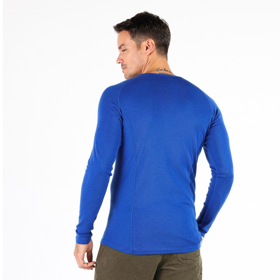 Woolona 100% Merinos Yün REMUS Mavi Termal İçlik