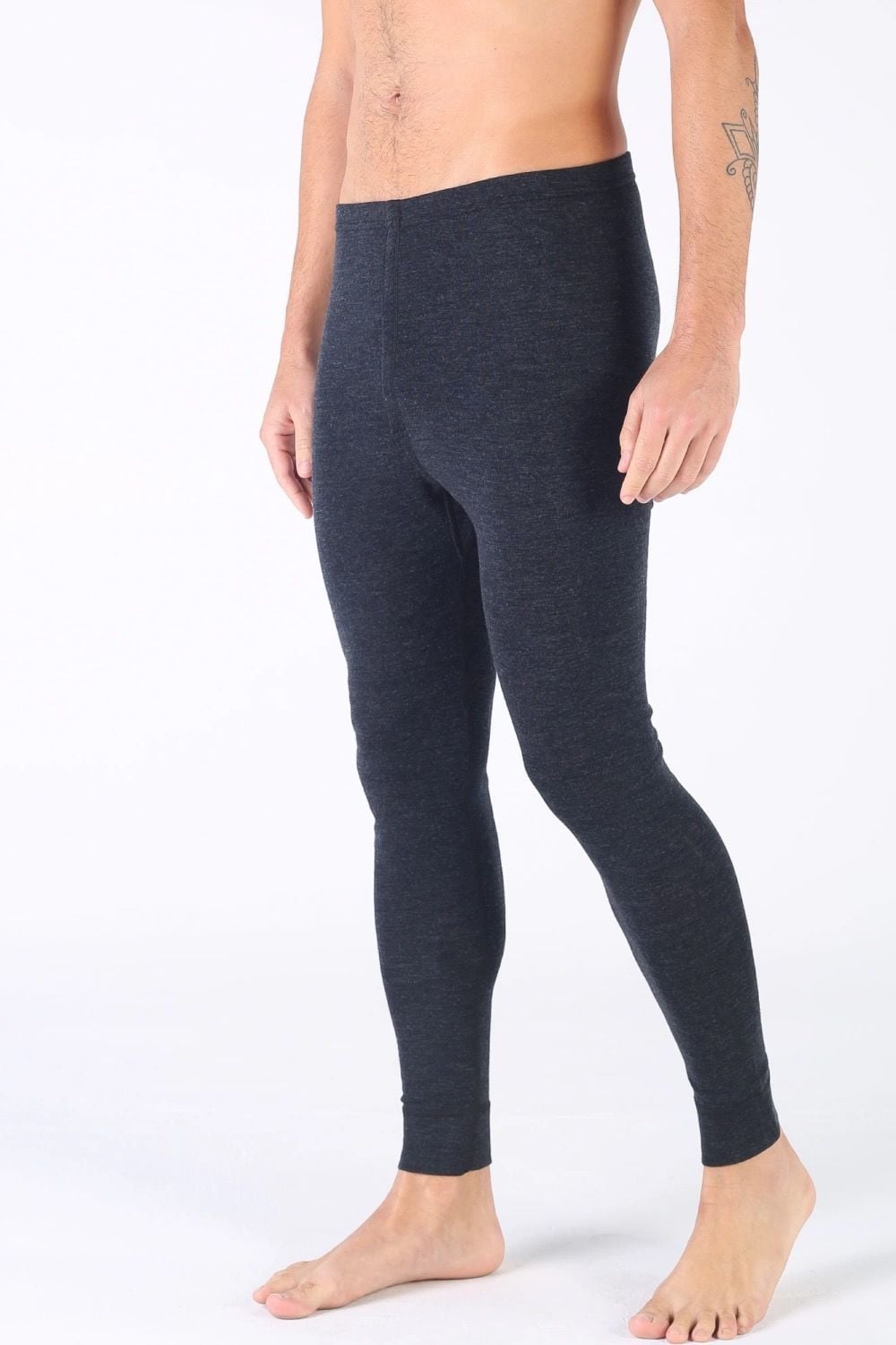 Woolona 100% Merinos Yün ATLAS Antrasit Termal Alt İçlik