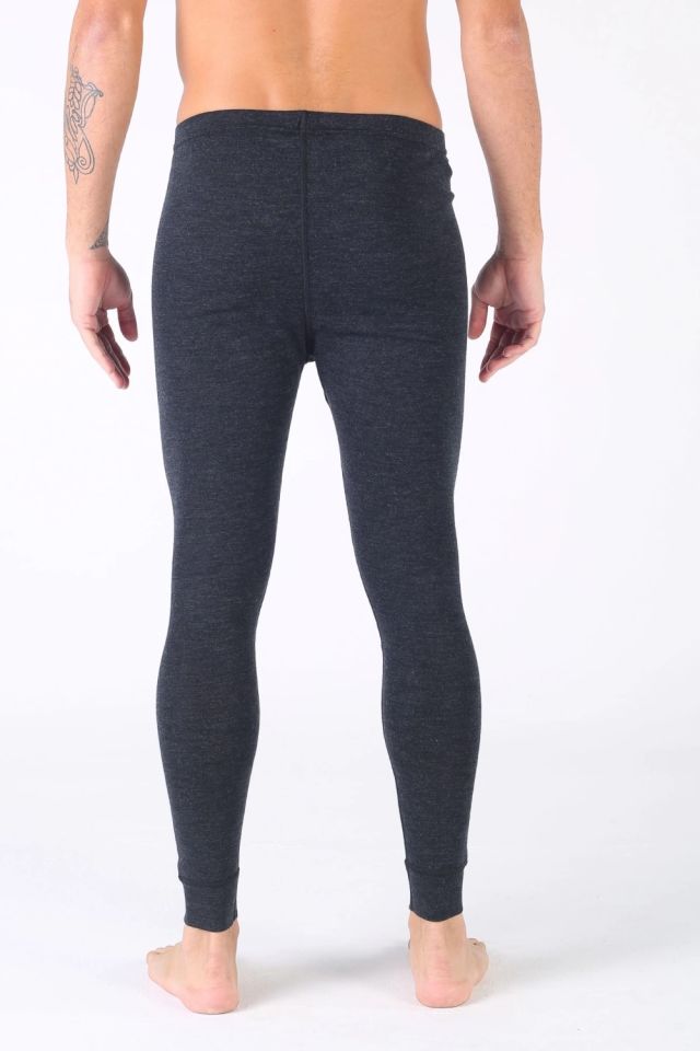 Woolona 100% Merinos Yün ATLAS Antrasit Termal Alt İçlik