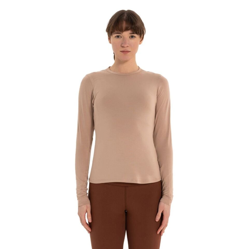 Inguz Uzun Kollu Basic Modal Yoga T-Shirt