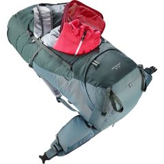 Deuter Aircontact 65 + 10 Sırt Çantası ivy-teal