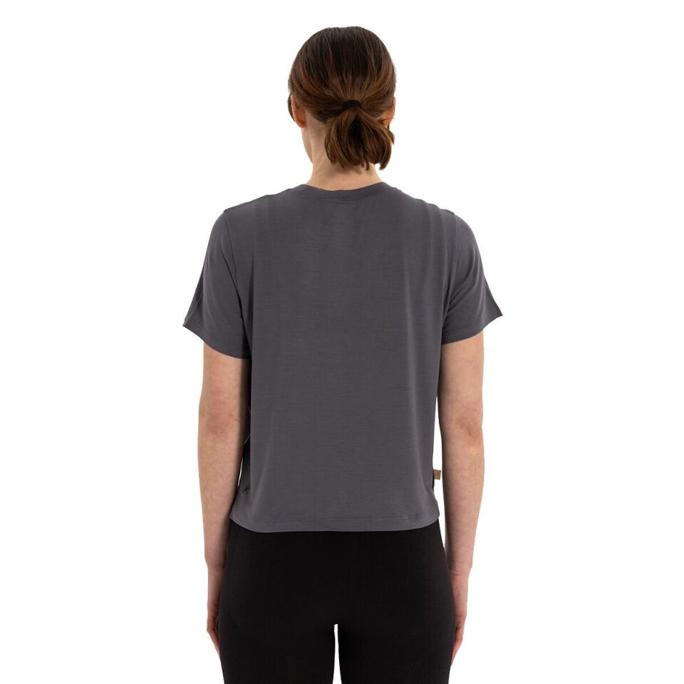 Inguz Modal Bisiklet Yaka Basic Yoga T-Shirt
