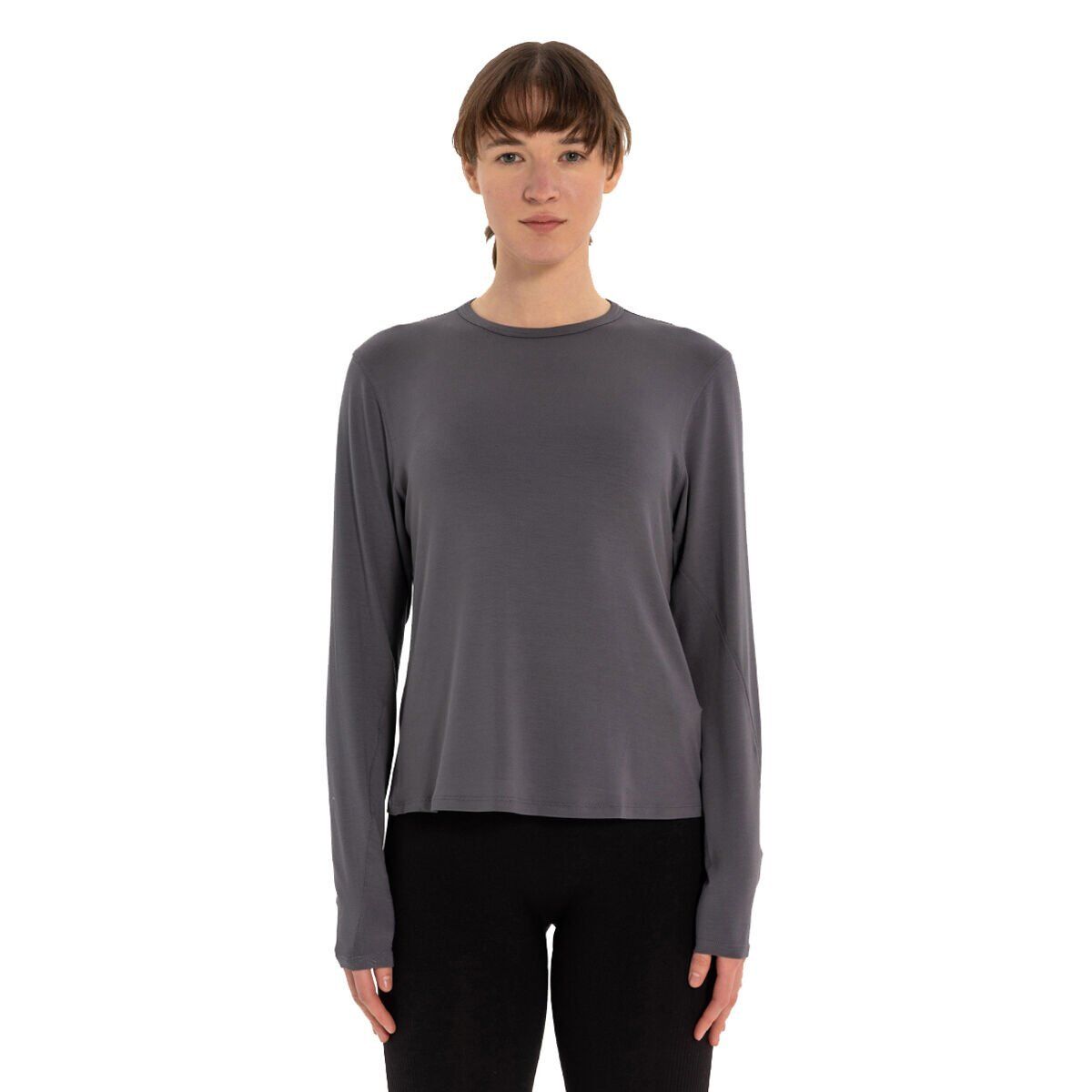 Inguz Uzun Kollu Basic Modal Yoga T-Shirt